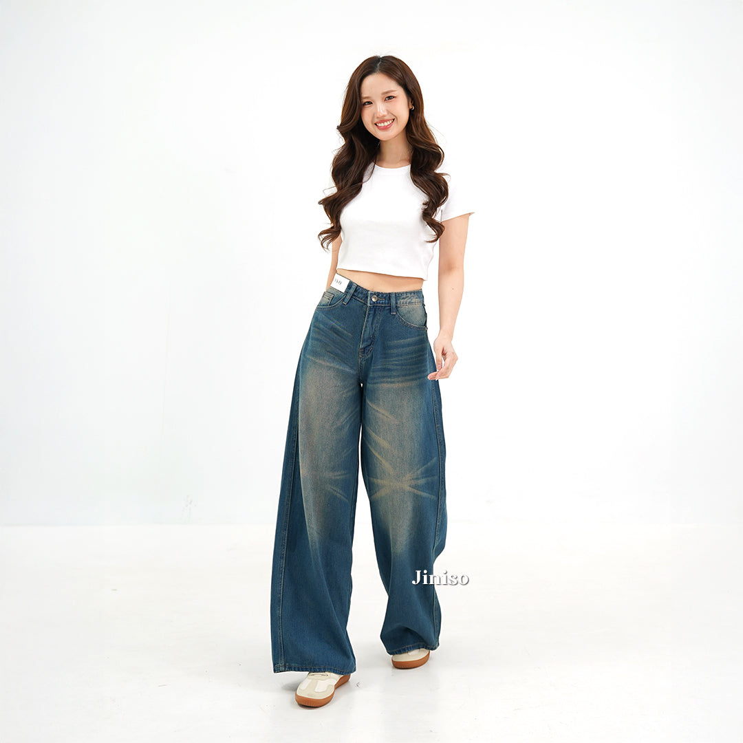 JINISO - Highwaist Oversize Baggy Loose Jeans 684 WEEKEND