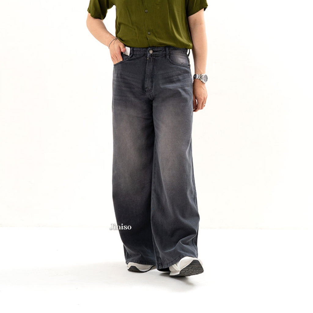JINISO Oversize Baggy Loose Jeans Pria 752