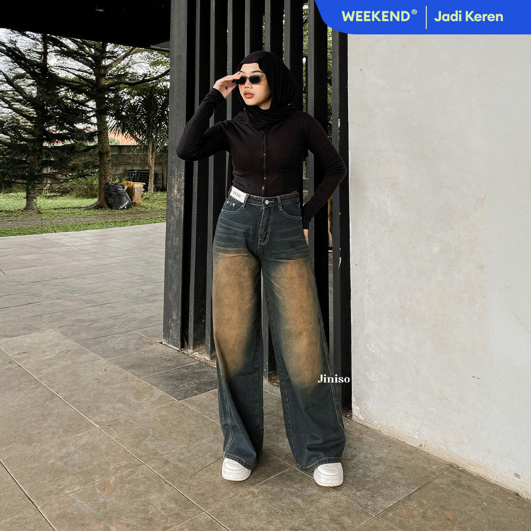 JINISO - Highwaist Oversize Baggy Loose Jeans 776 WEEKEND