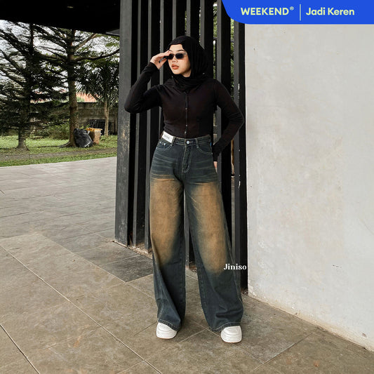 JINISO - Highwaist Oversize Baggy Loose Jeans 776 WEEKEND