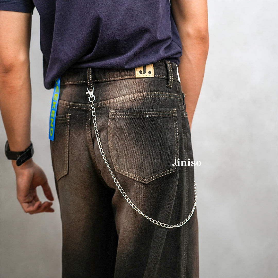 JINISO - Rantai Celana Jeans Chain Ring Belt Pria