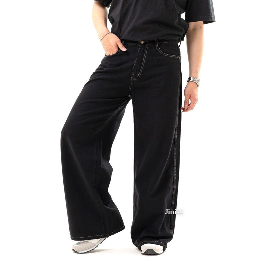 JINISO Oversize Baggy Loose Jeans Pria 677