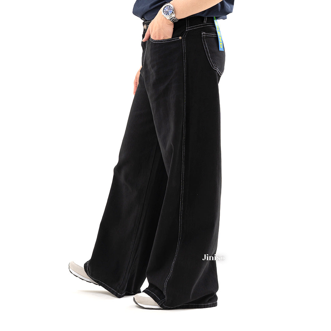 JINISO Oversize Baggy Loose Jeans Pria 675
