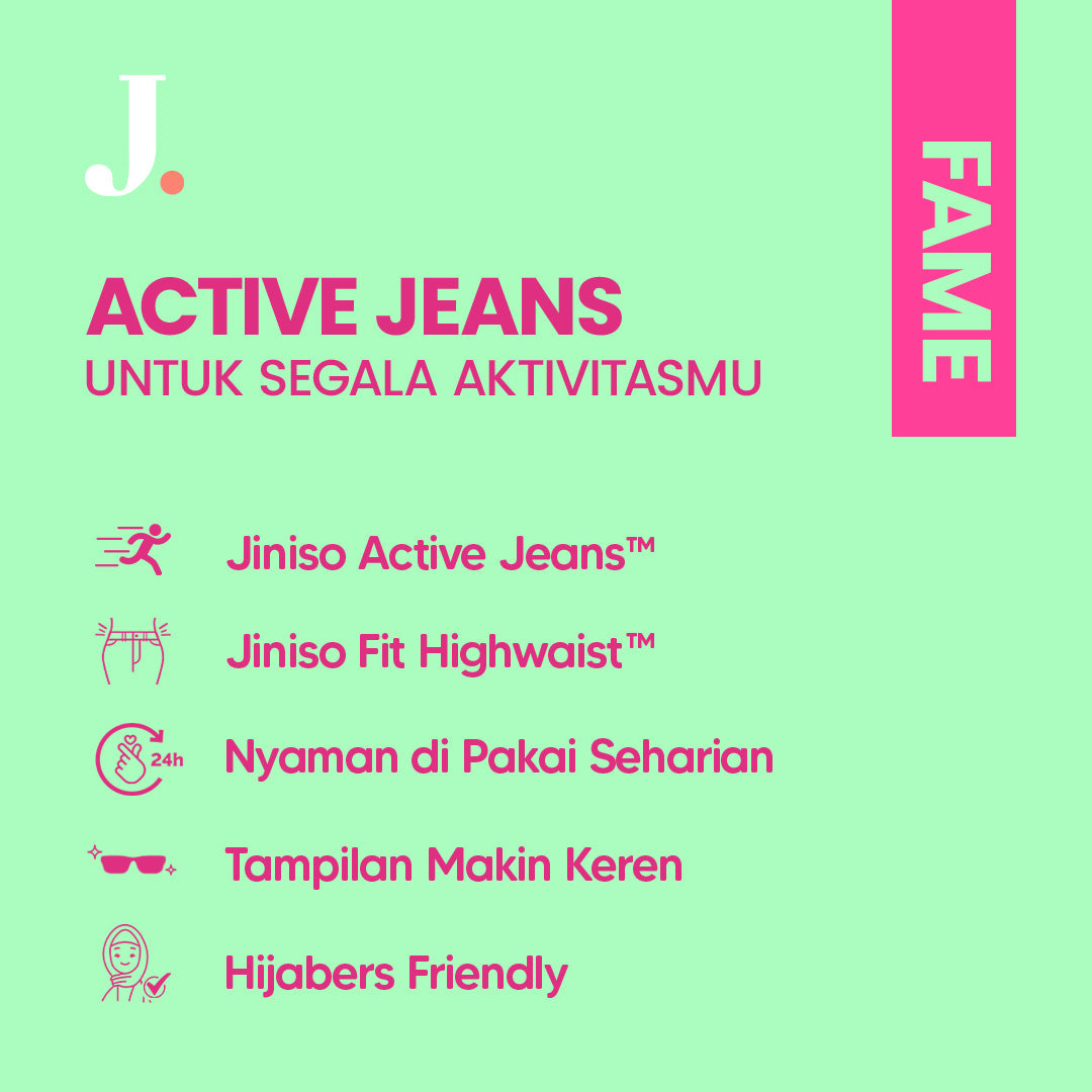 JINISO - Petite Highwaist Baggy Jeans 162 FAME