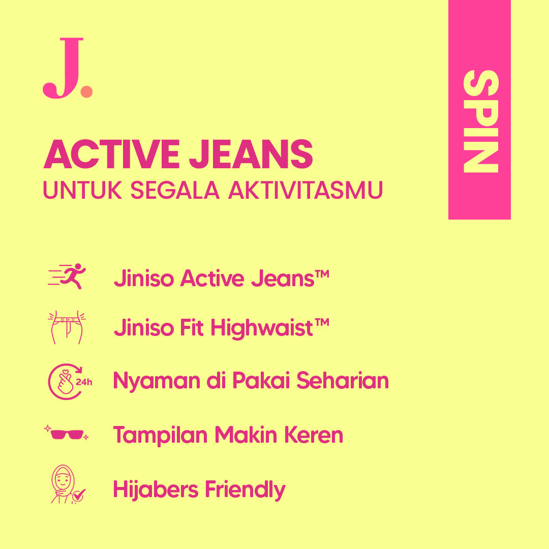 JINISO - Petite Straight Highwaist Jeans 101 SPIN
