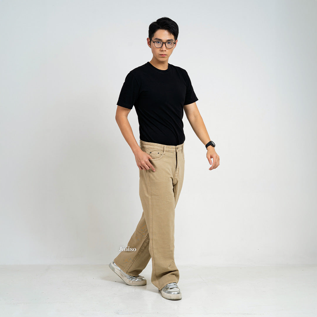 JINISO Loose Denim Jeans Pria 857
