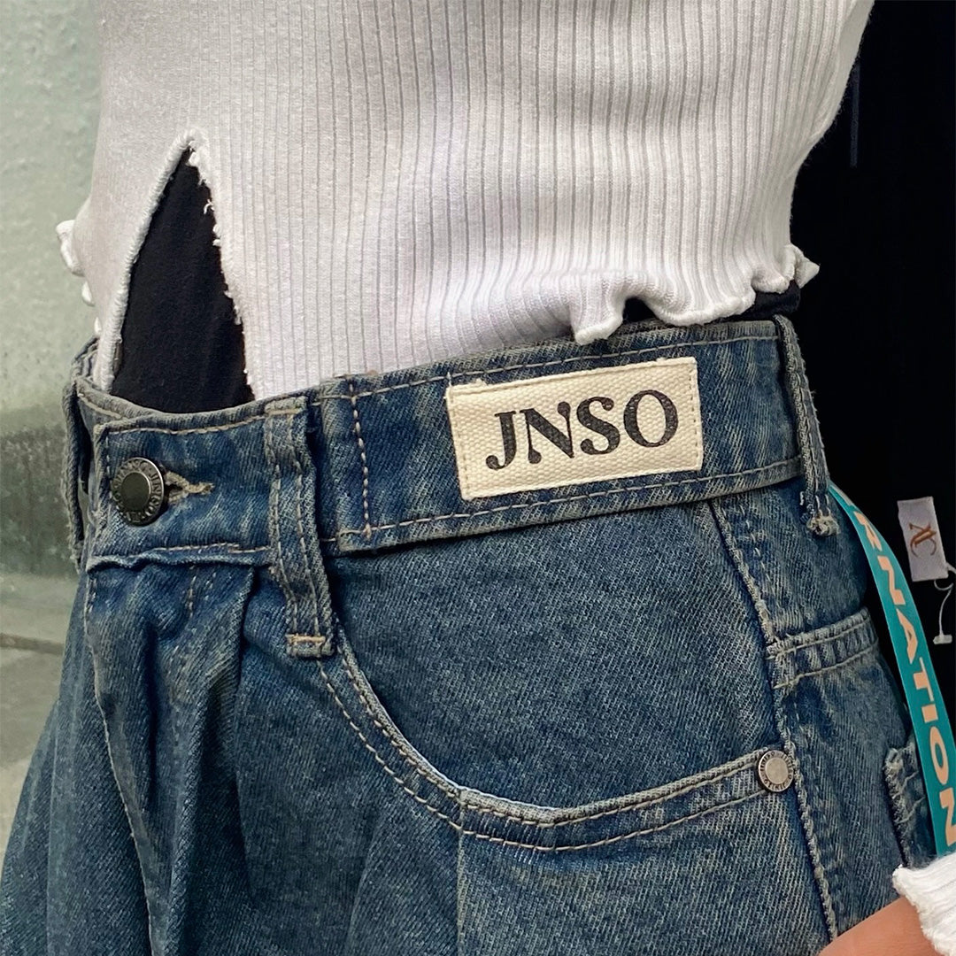 JINISO - Highwaist Adjustable Super Baggy Jeans 880 HIBERNATION