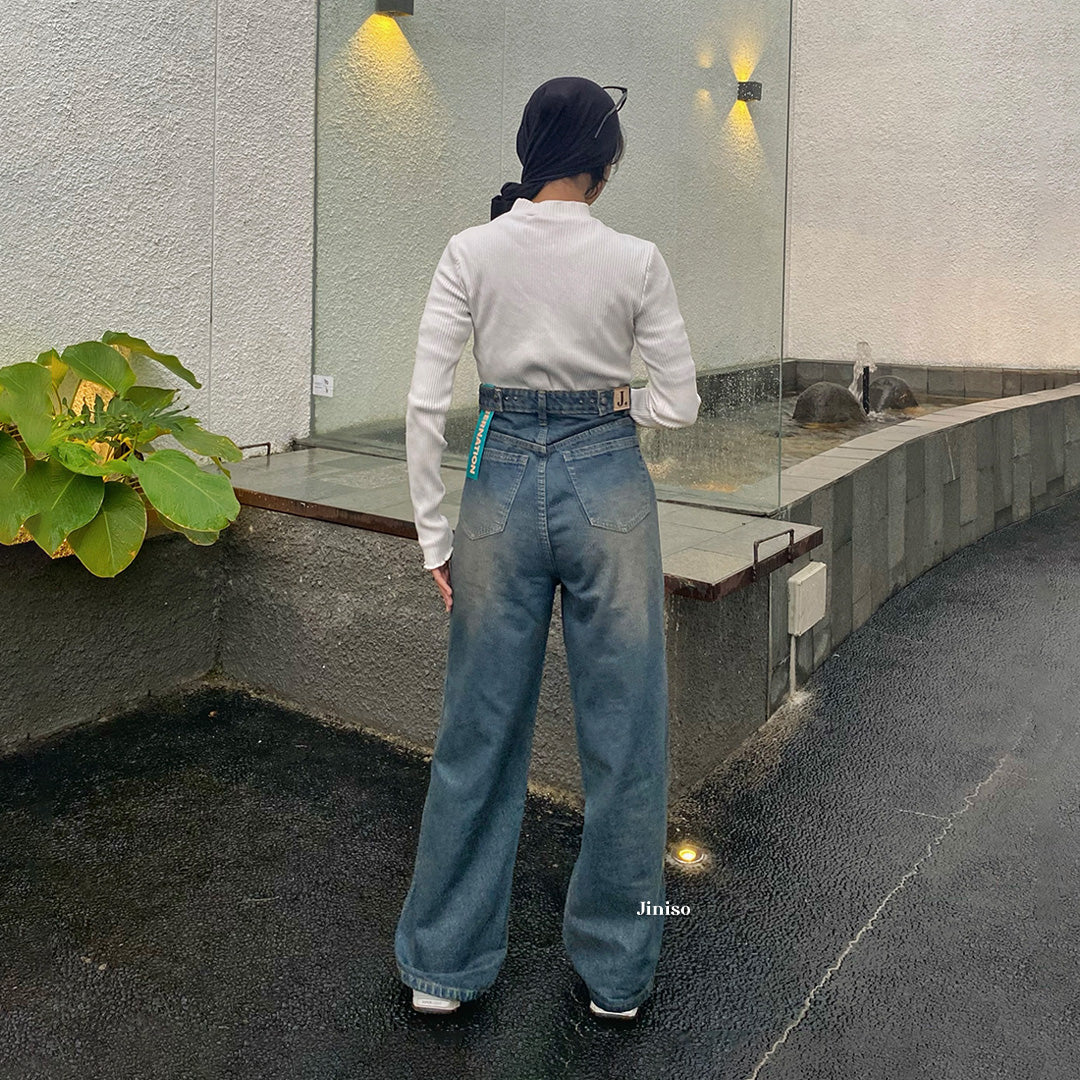 JINISO - Highwaist Adjustable Super Baggy Jeans 880 HIBERNATION
