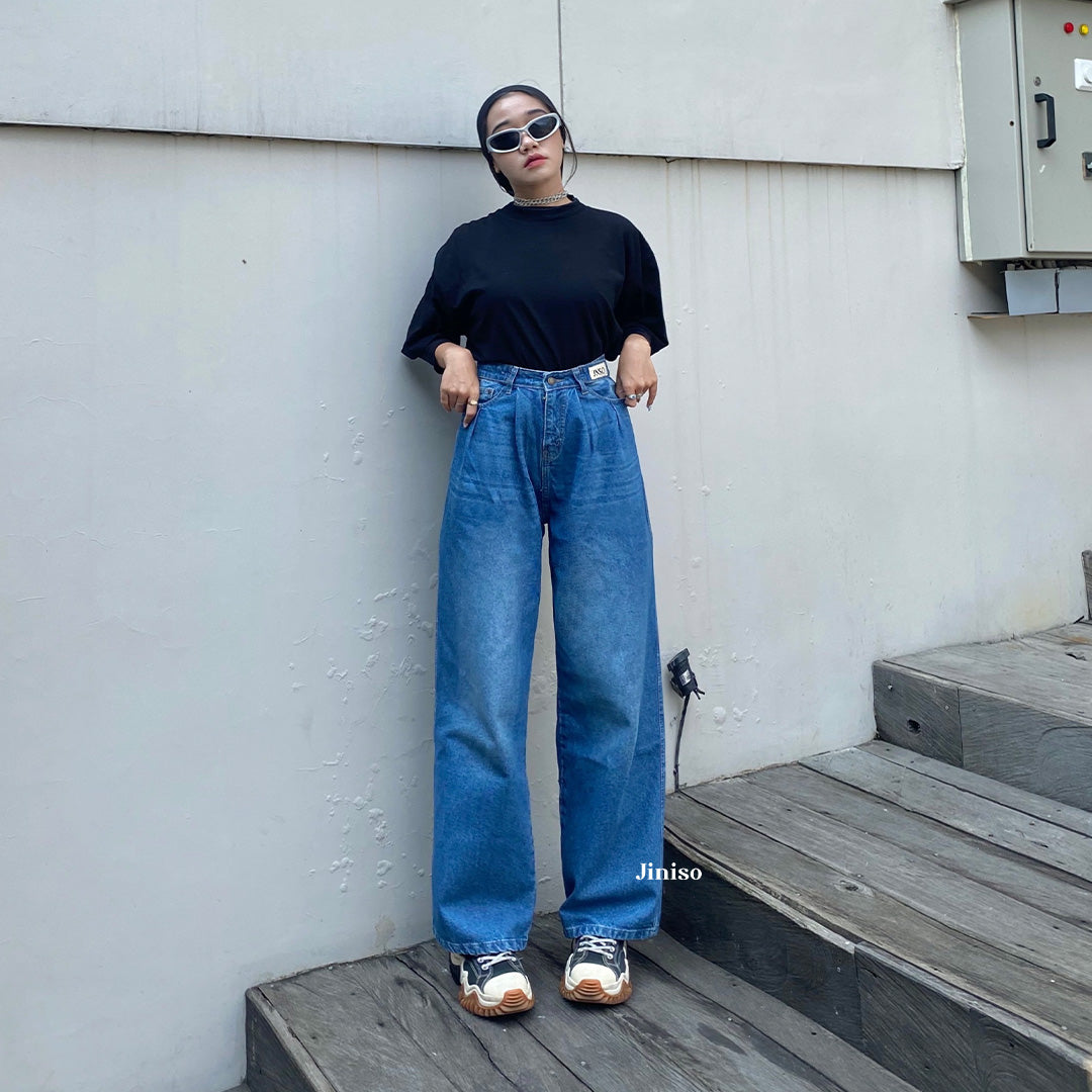 JINISO - Highwaist Adjustable Super Baggy Jeans 881 HIBERNATION