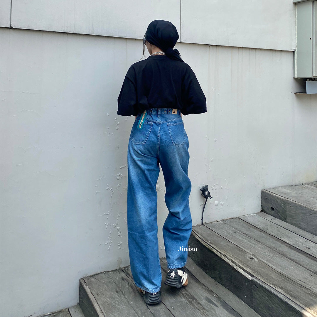 JINISO - Highwaist Adjustable Super Baggy Jeans 881 HIBERNATION