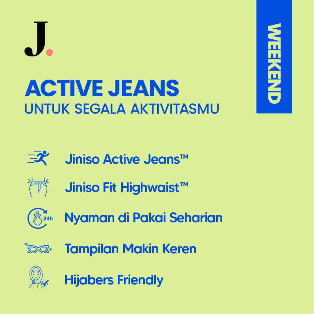 JINISO - Highwaist Oversize Baggy Loose Jeans 758 WEEKEND