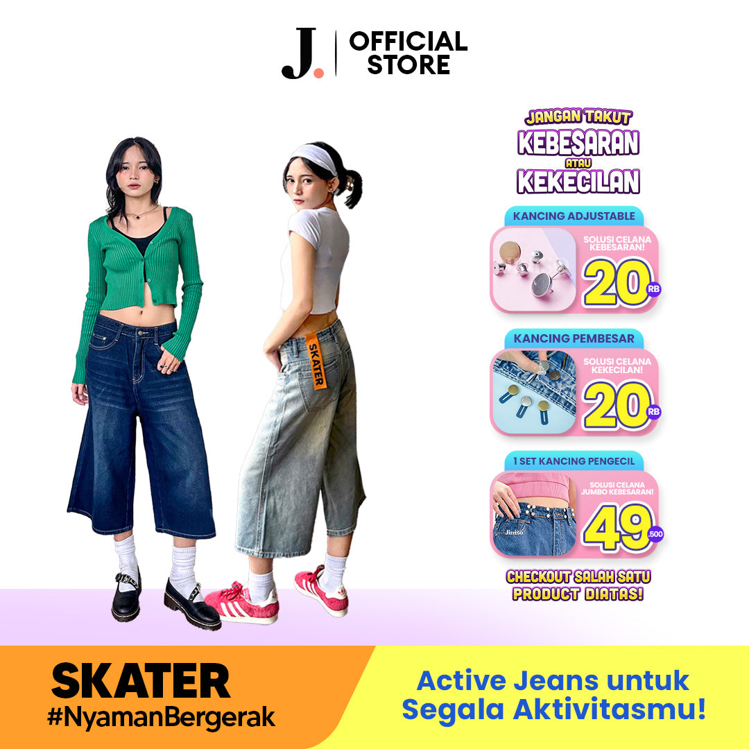 JINISO - Jorts Baggy Short Jeans 301 SKATER
