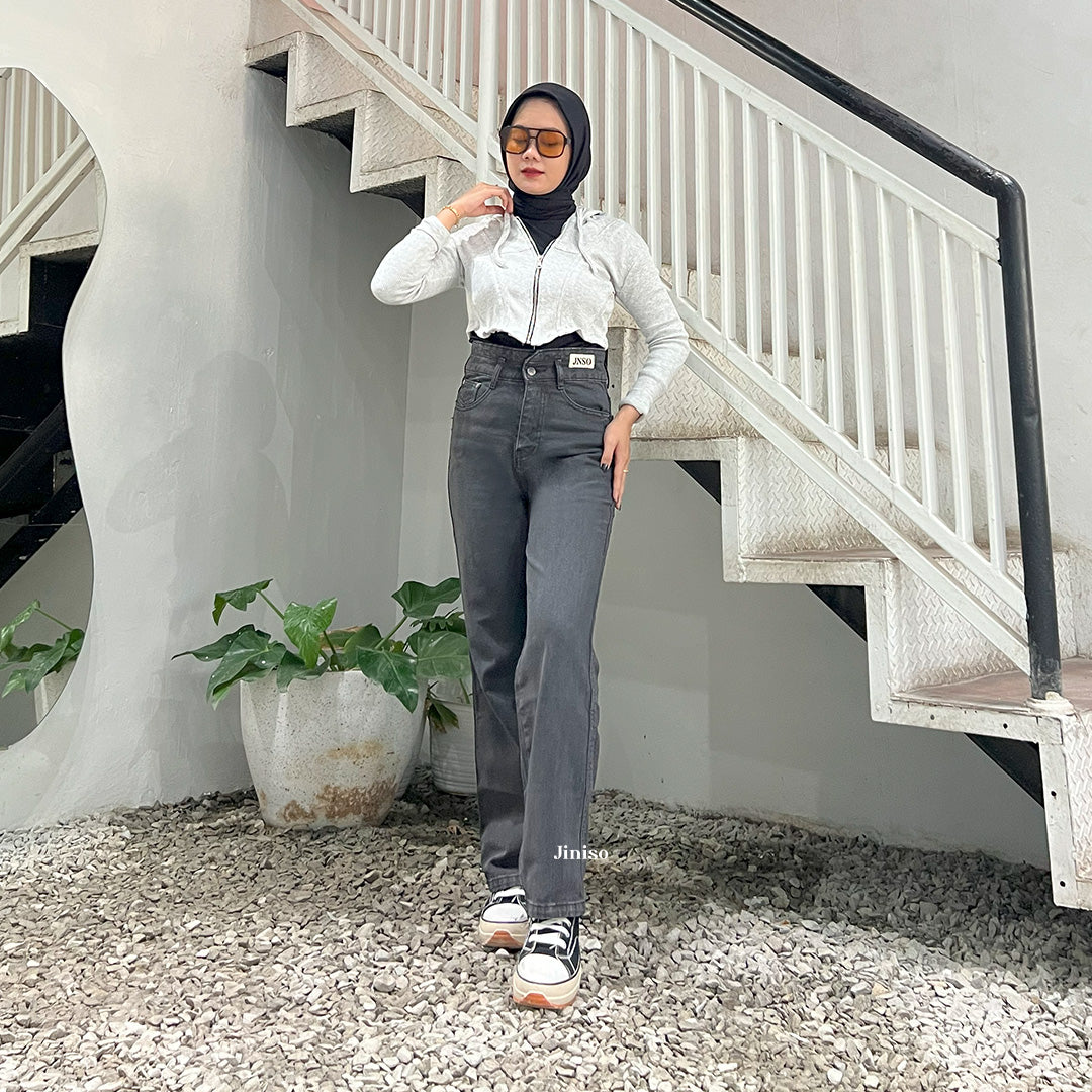 JINISO - Ultra Highwaist Loose Jeans 229 LEVEL UP