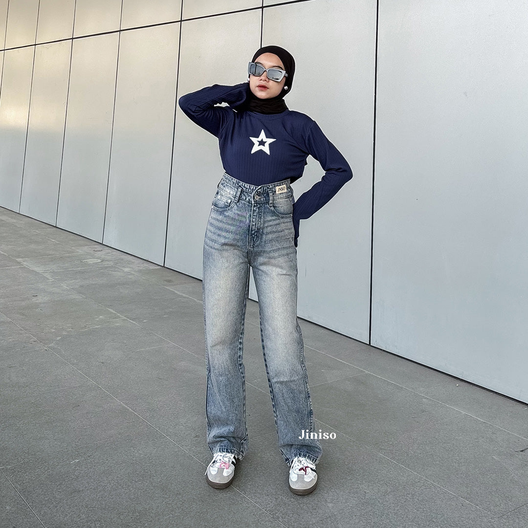 JINISO - Ultra Highwaist Loose Jeans 219 LEVEL UP