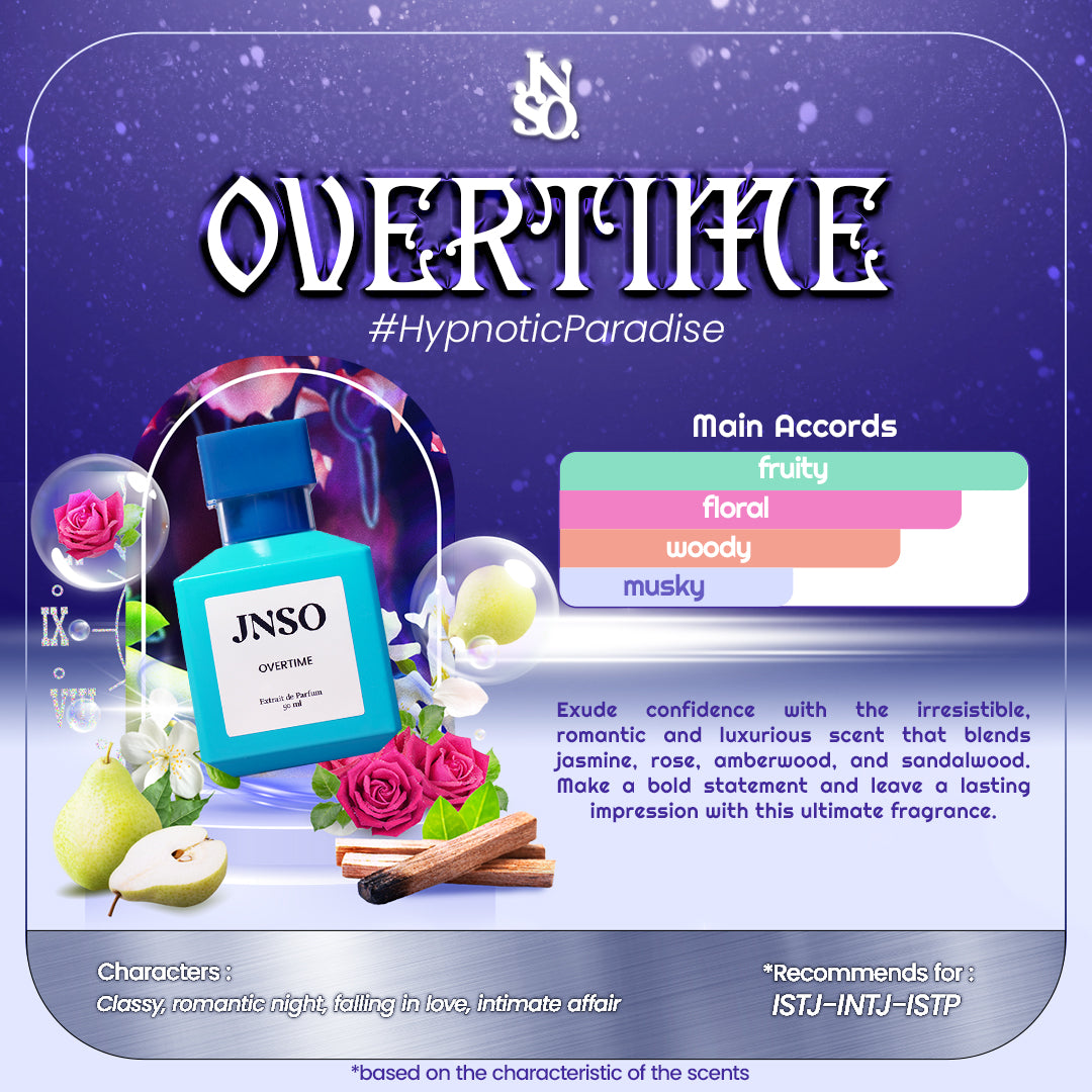 JNSO Extrait de Parfume Overtime 50ml