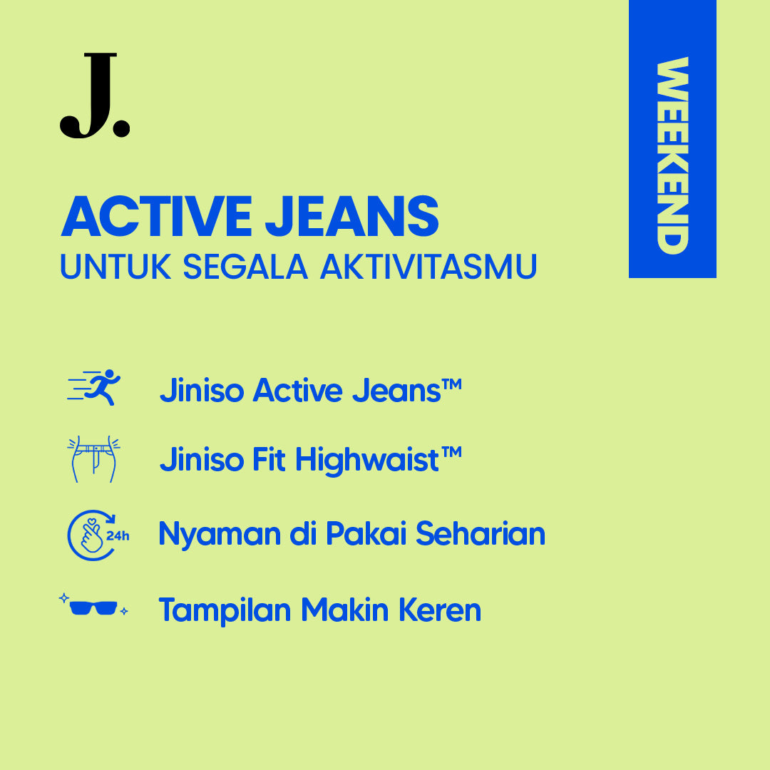 JINISO Oversize Baggy Loose Jeans Pria 758
