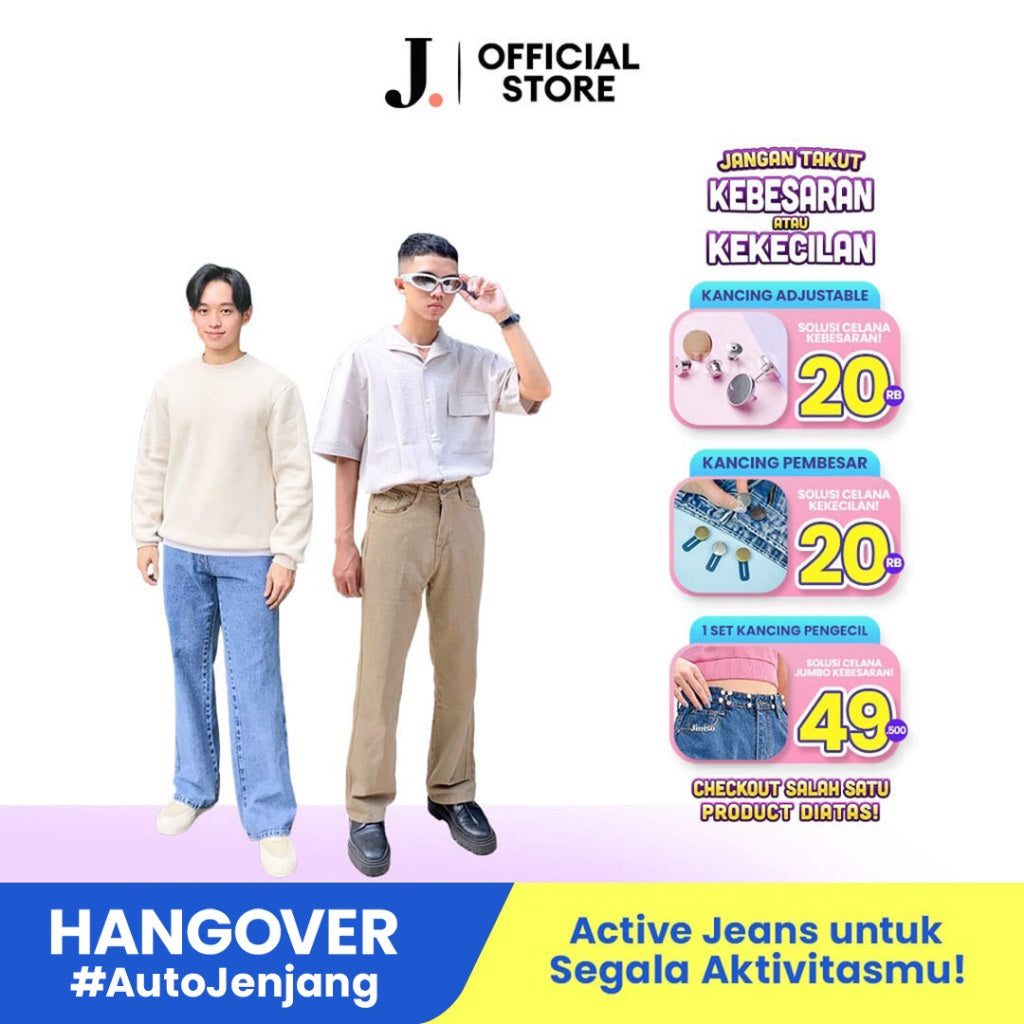 JINISO Loose Denim Jeans Pria 873