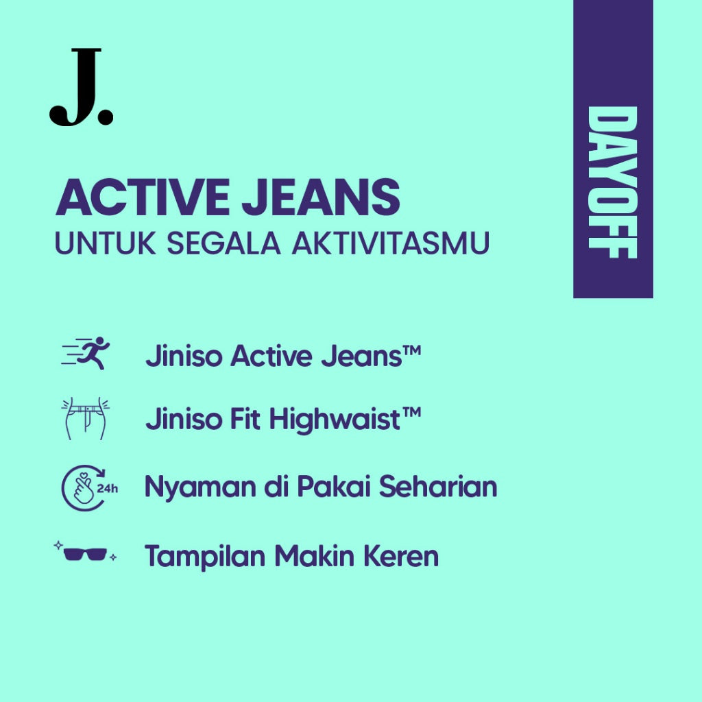 JINISO Bootcut Denim Jeans Pria 372