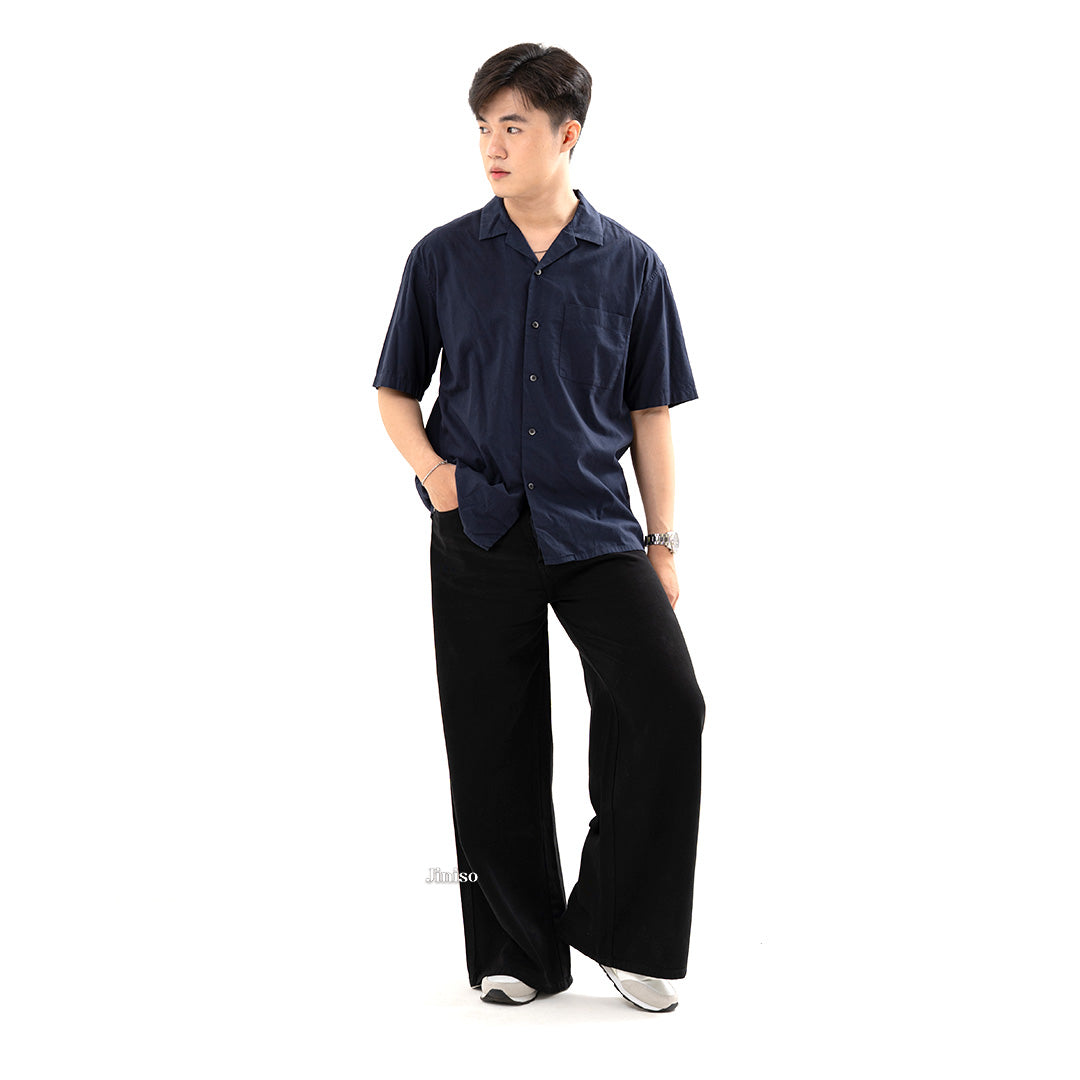 JINISO Oversize Baggy Loose Jeans Pria 676