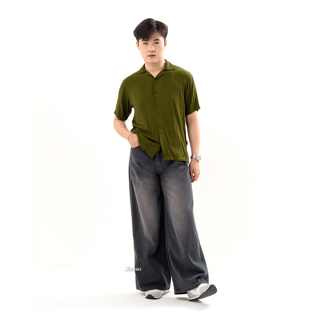 JINISO Oversize Baggy Loose Jeans Pria 752