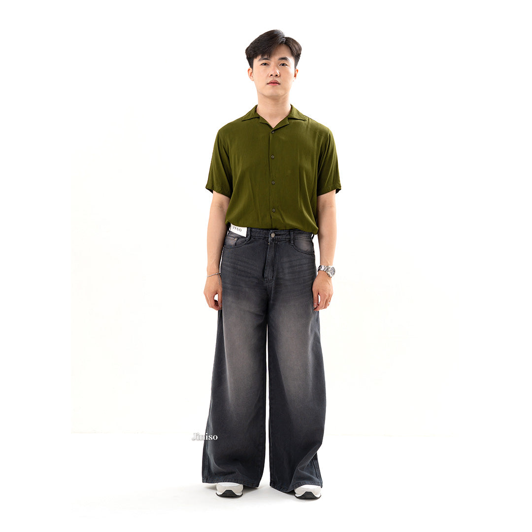 JINISO Oversize Baggy Loose Jeans Pria 752