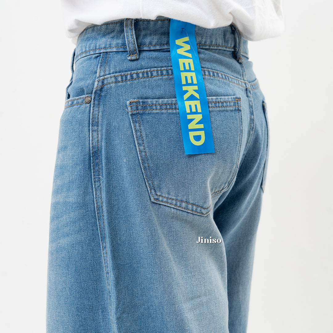 JINISO Oversize Baggy Loose Jeans Pria 772