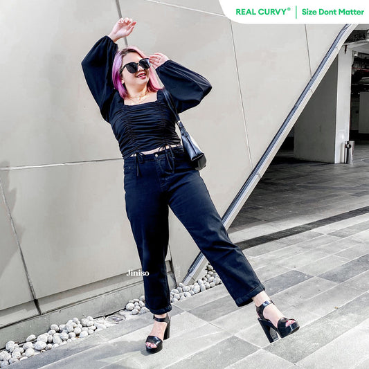 JINISO - Jumbo Boyfriend Jeans 1303 REAL CURVY