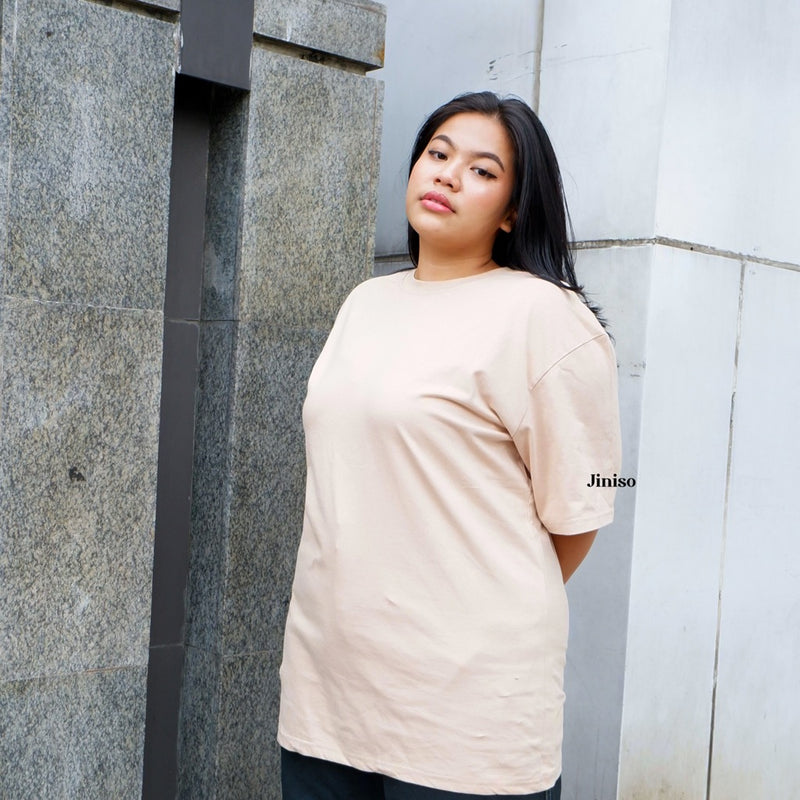 JINISO Kaos Big Size Oversize T-Shirt Polos