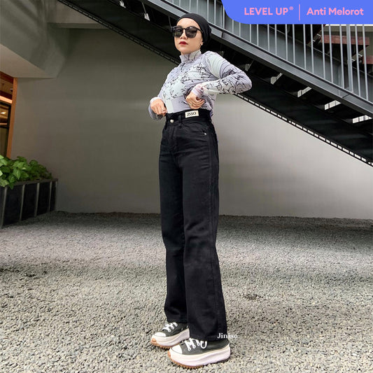 JINISO - Ultra Highwaist Loose Jeans 221 LEVEL UP