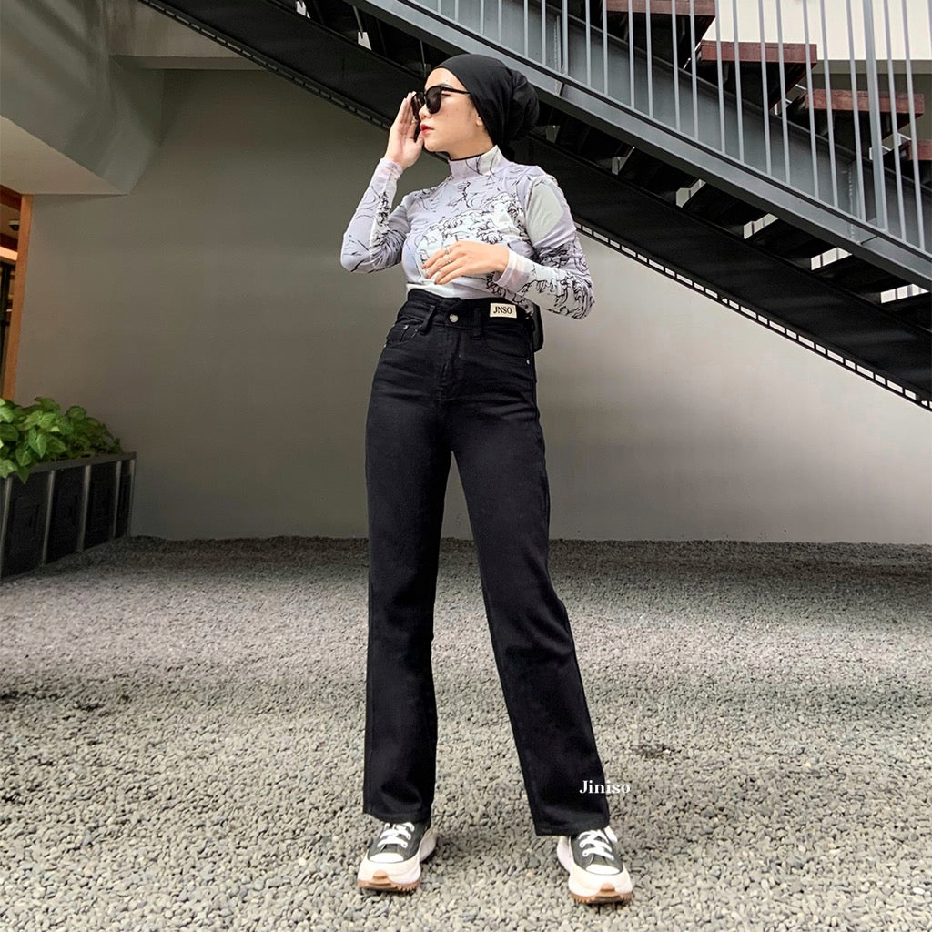 JINISO - Ultra Highwaist Loose Jeans 221 LEVEL UP