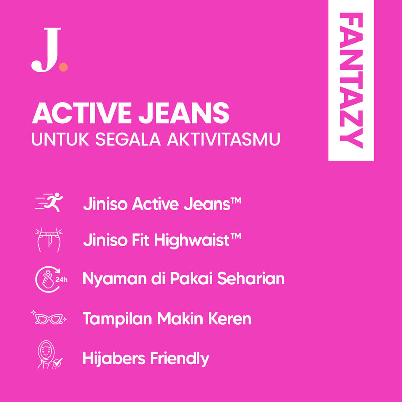 JINISO - Relax Highwaist Premium Pants Celana Panjang Wanita 335 FANTAZY