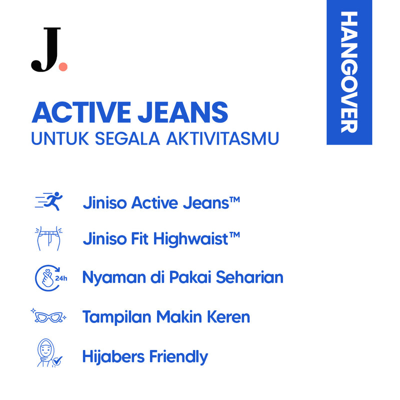 JINISO - Highwaist Loose Jeans Khaki 851 HANGOVER