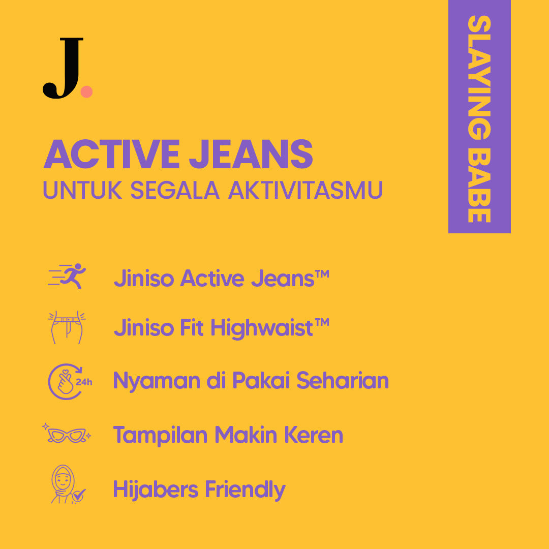 JINISO - HW Boyfriend Jeans 015 SLAYING BABE
