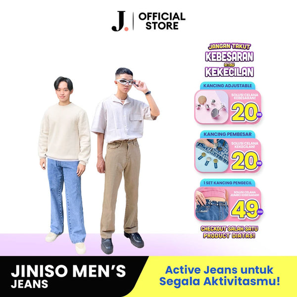 JINISO Loose Denim Jeans Pria 813