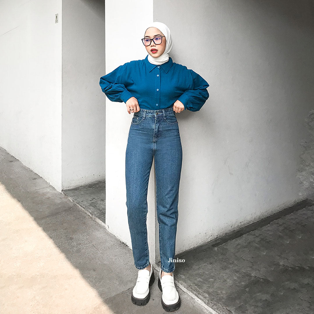 JINISO - Highwaist Boyfriend Jeans 021 FEEL GOOD