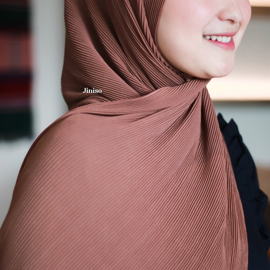 JINISO AURA Hijab Pashmina Full Plisket Ceruty Babydoll