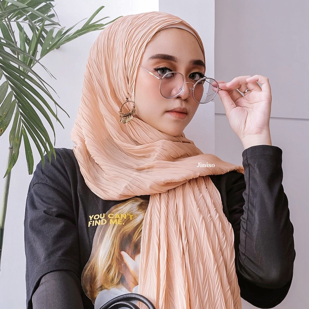 JINISO Earth Tone Pashmina Hijab Breeze AURA