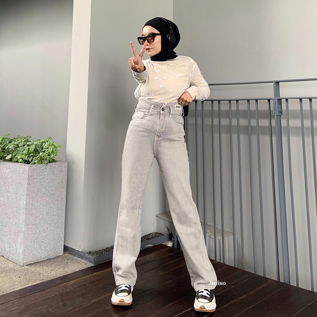 JINISO - Ultra Highwaist Loose Jeans 223 LEVEL UP