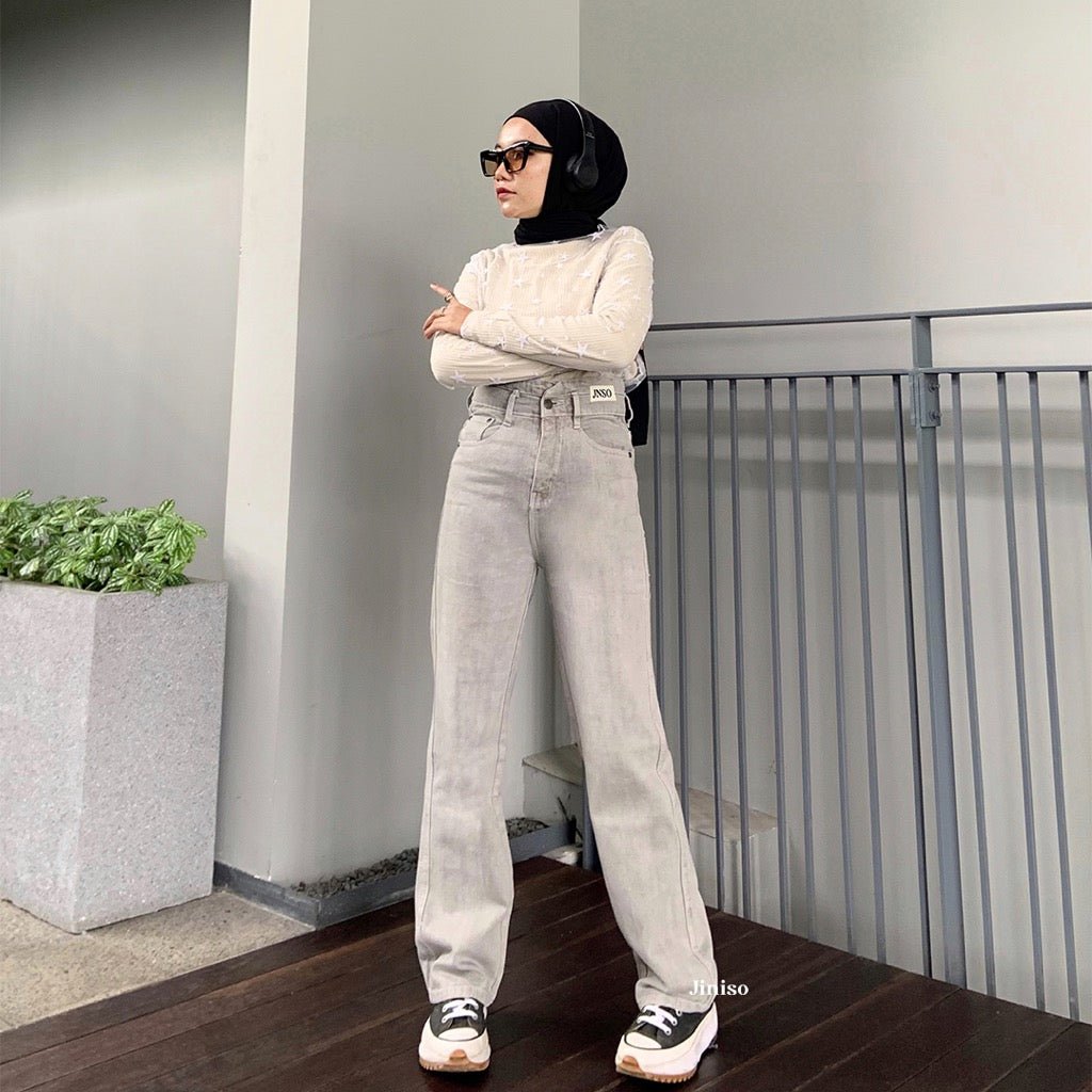 JINISO - Ultra Highwaist Loose Jeans 223 LEVEL UP