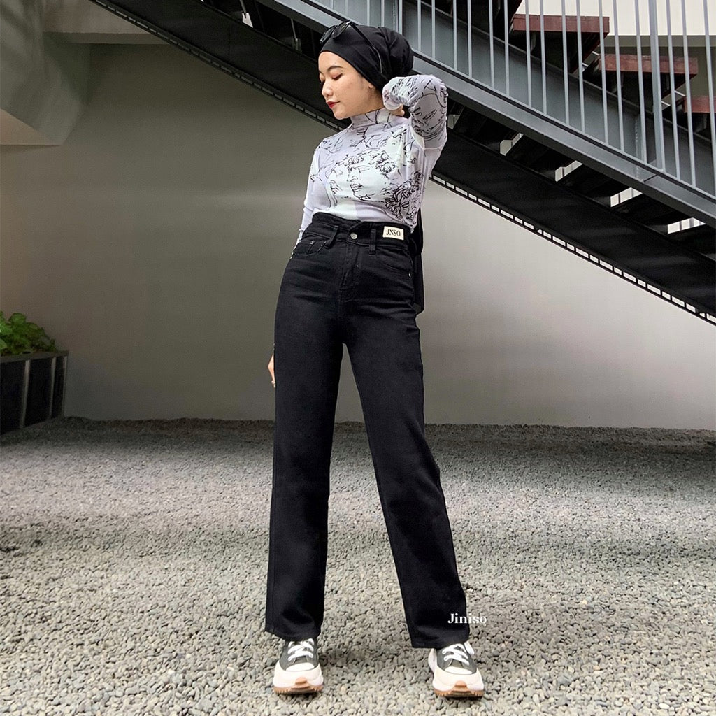 JINISO - Ultra Highwaist Loose Jeans 221 LEVEL UP