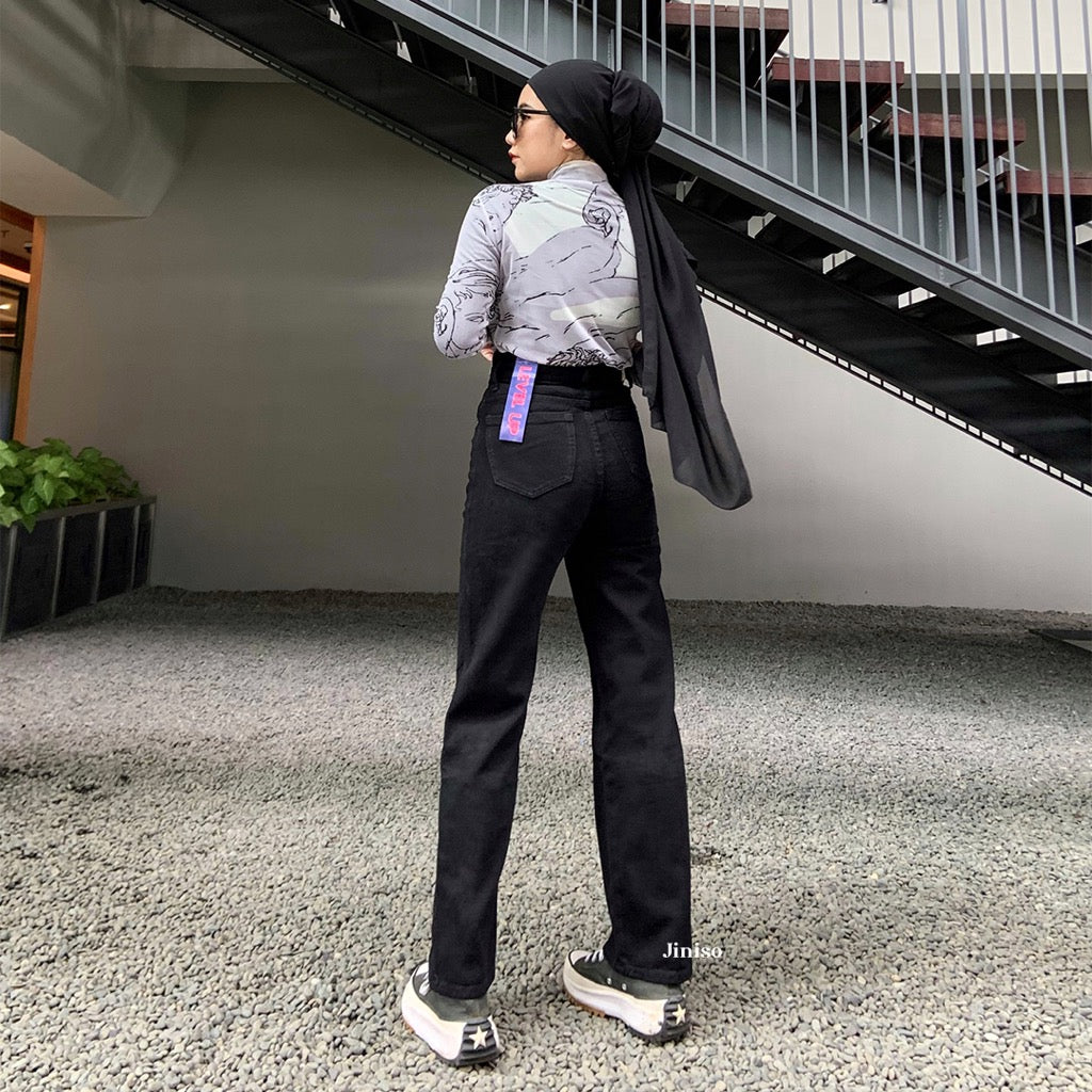 JINISO - Ultra Highwaist Loose Jeans 221 LEVEL UP