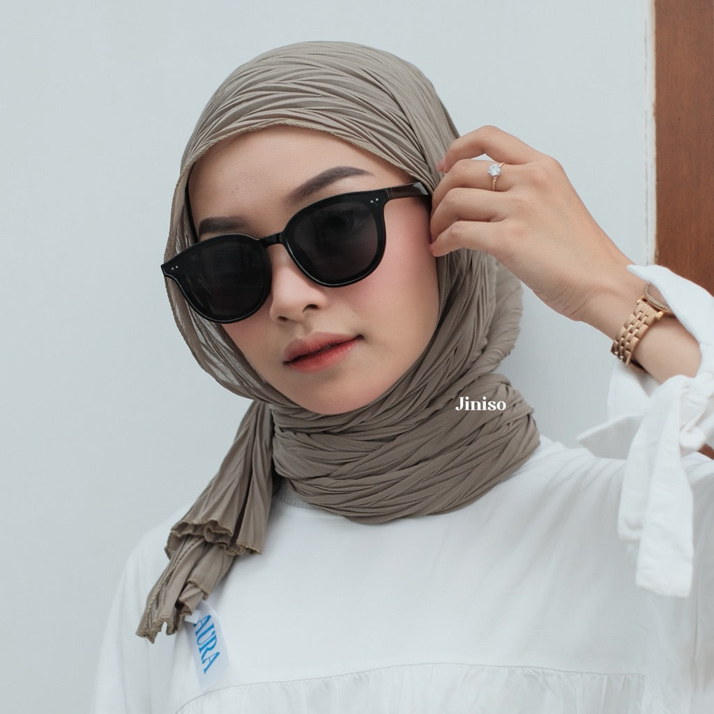 JINISO Earth Tone Pashmina Hijab Breeze AURA