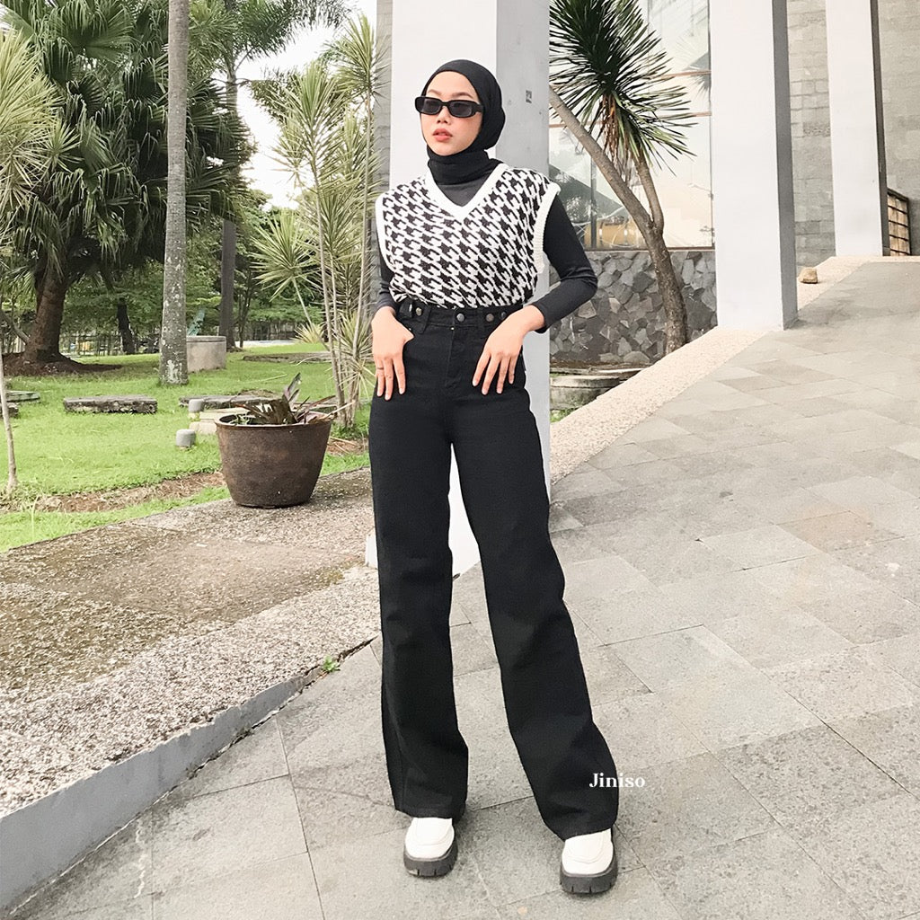 JINISO - Highwaist Adjustable Baggy Jeans 443 UNDER AGE