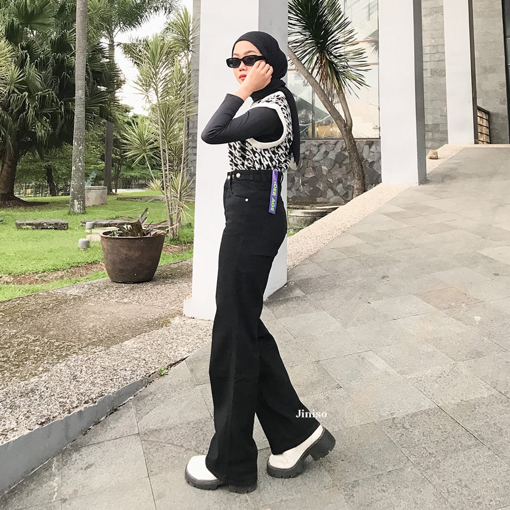 JINISO - Highwaist Adjustable Baggy Jeans 443 UNDER AGE