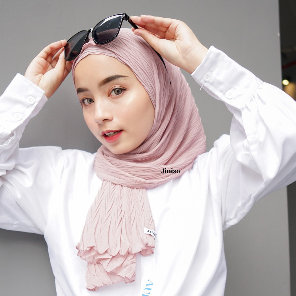 JINISO Earth Tone Pashmina Hijab Breeze AURA
