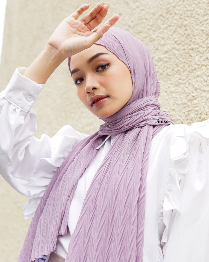 JINISO - Aura Dusty Berry Active Hijab Pashmina Shawl