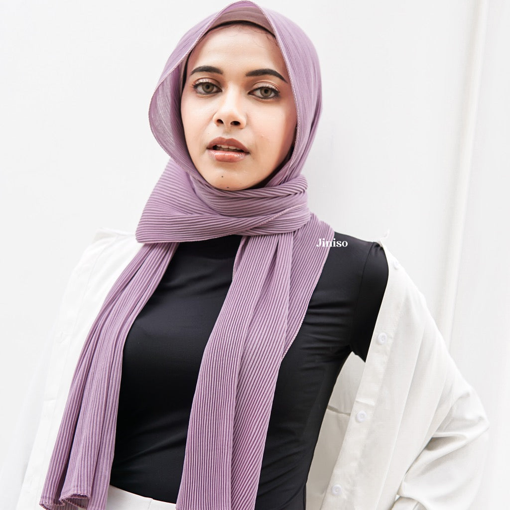 JINISO AURA Hijab Pashmina Full Plisket Ceruty Babydoll