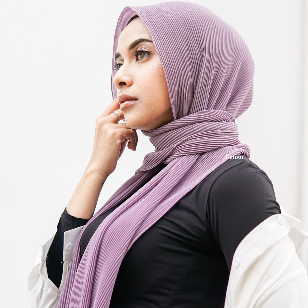 JINISO - Aura Dusty Berry Active Hijab Pashmina Shawl