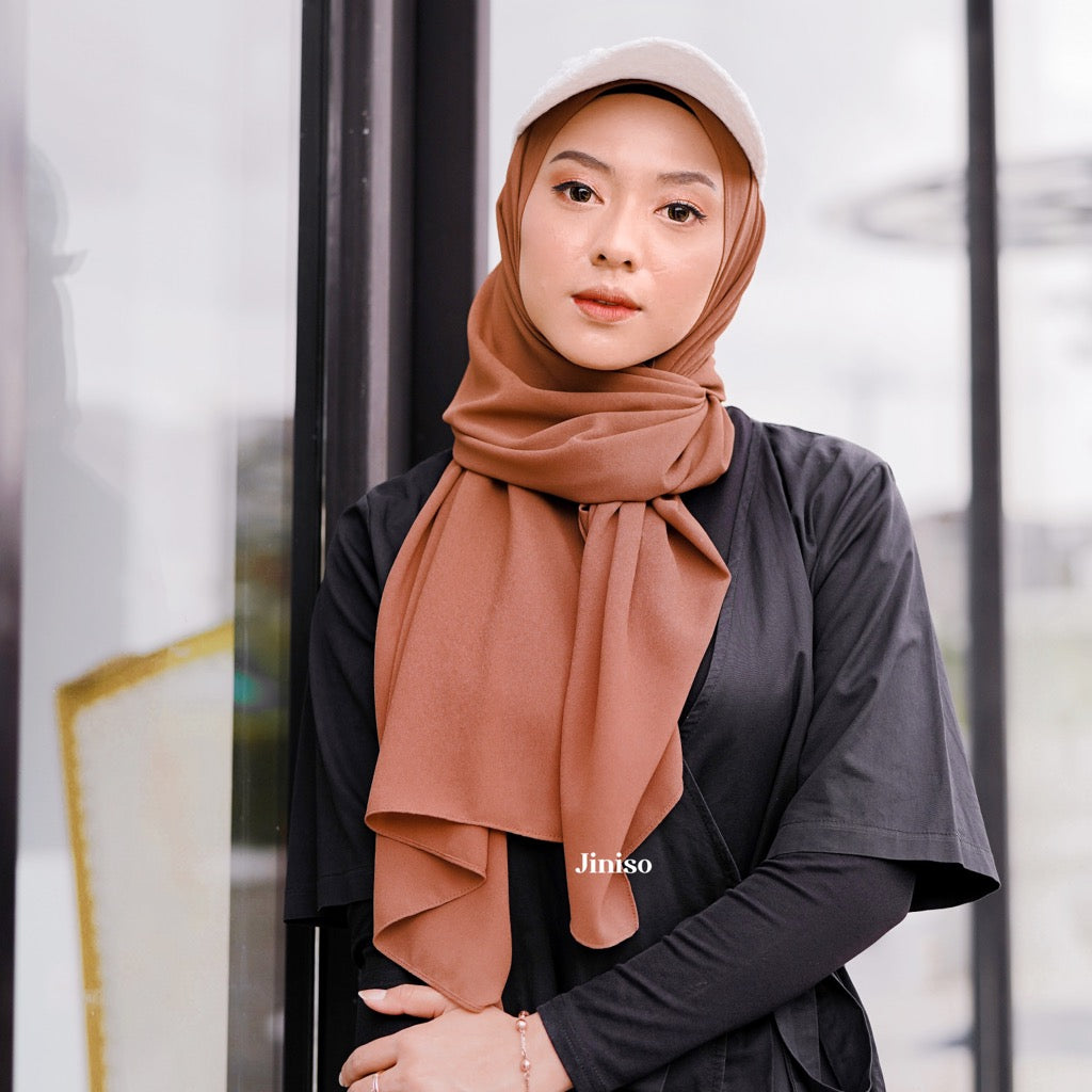 JINISO - Aura Dalgona Active Hijab Pashmina Shawl