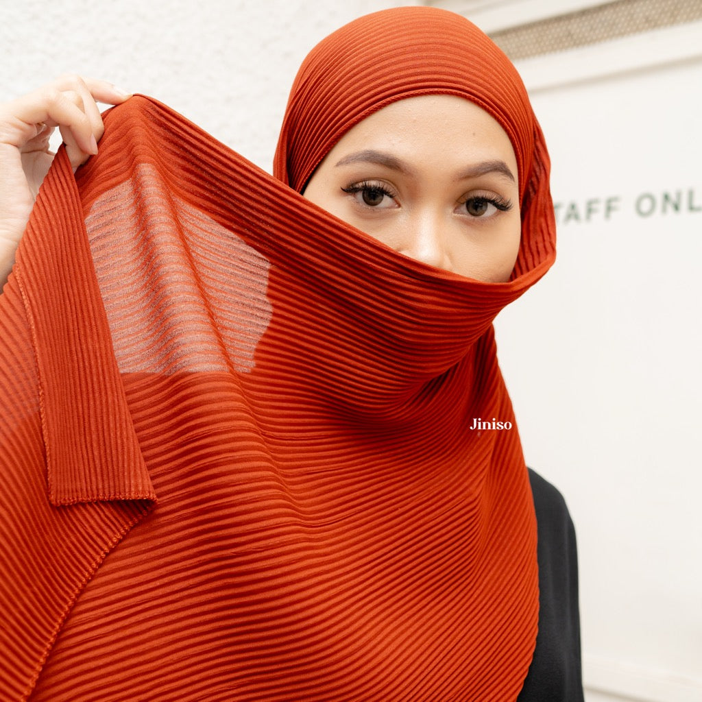 JINISO AURA Hijab Pashmina Full Plisket Ceruty Babydoll